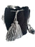 Bandolera Wayuu Negro-Gris