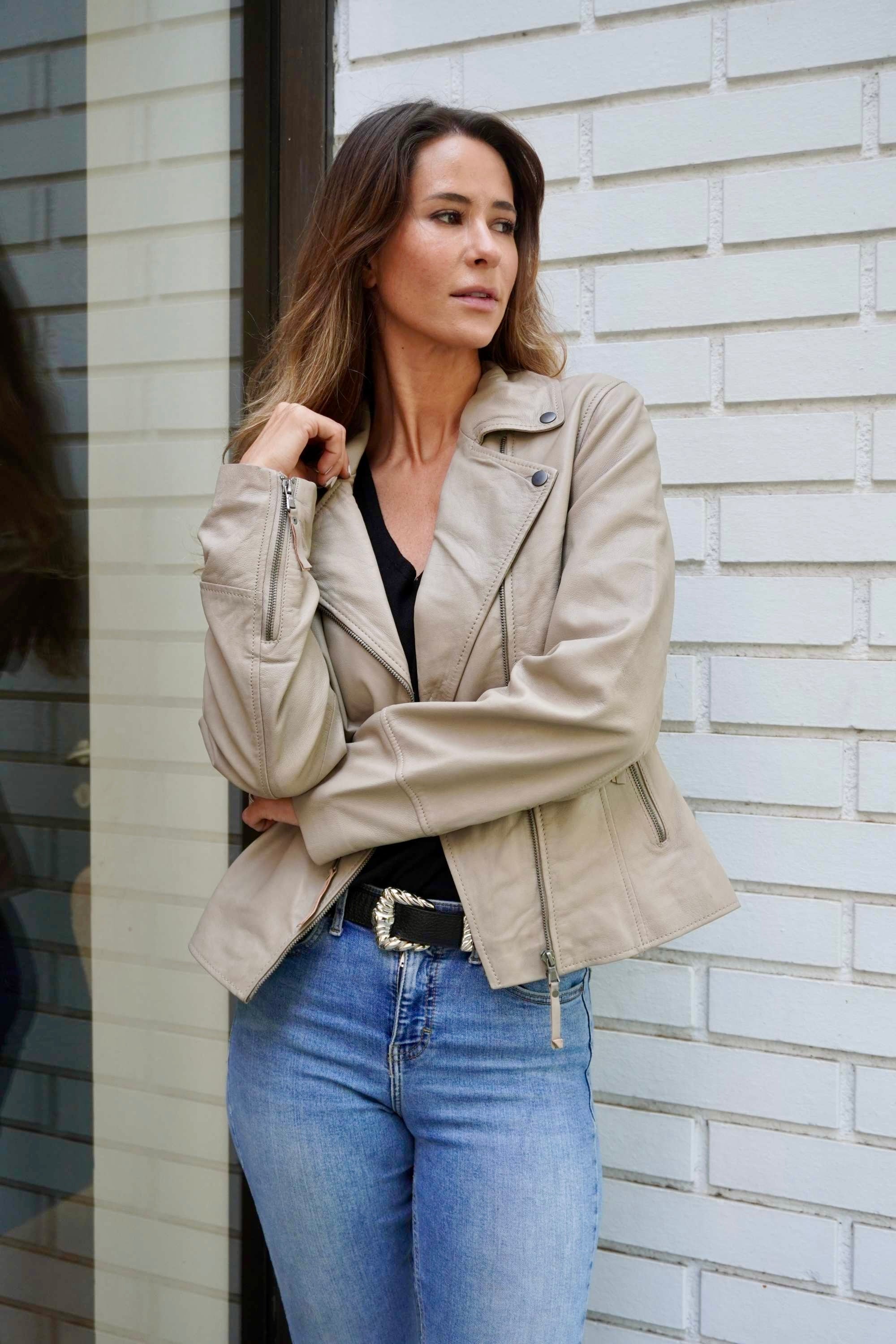 Chaqueta Aura Beige