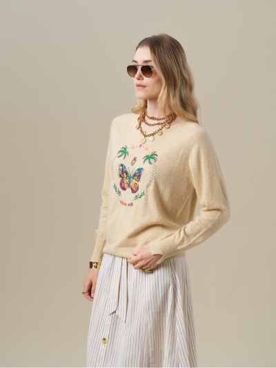 Sweater Fleurice Beige