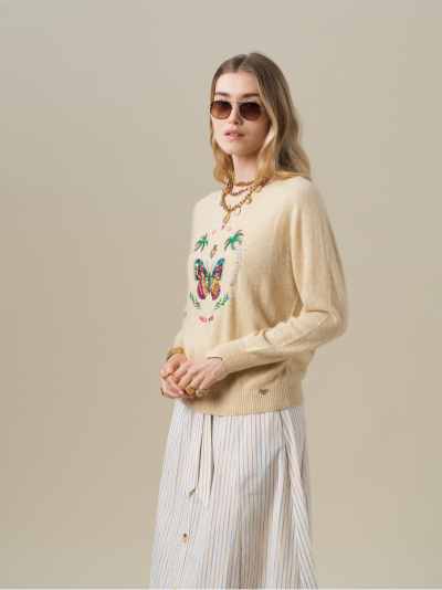 Sweater Fleurice Beige