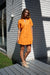 Vestido Santorini Naranja Lotus