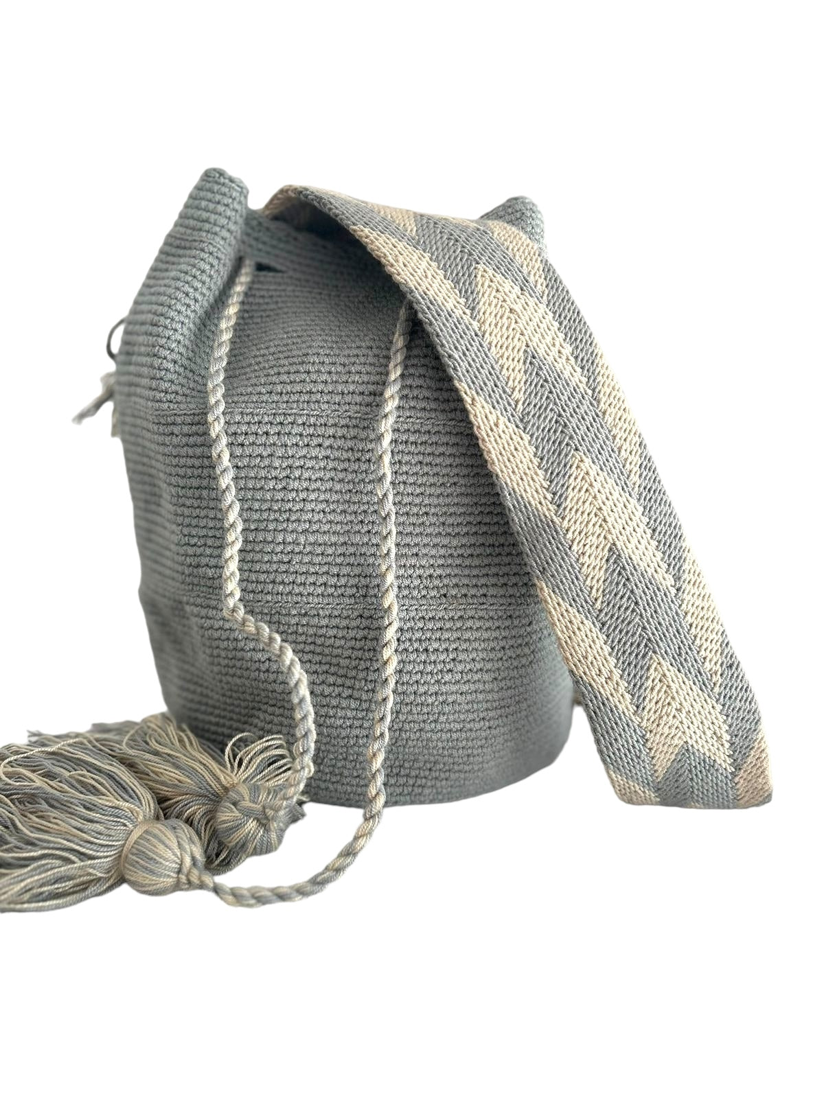 Bandolera Wayuu Gris