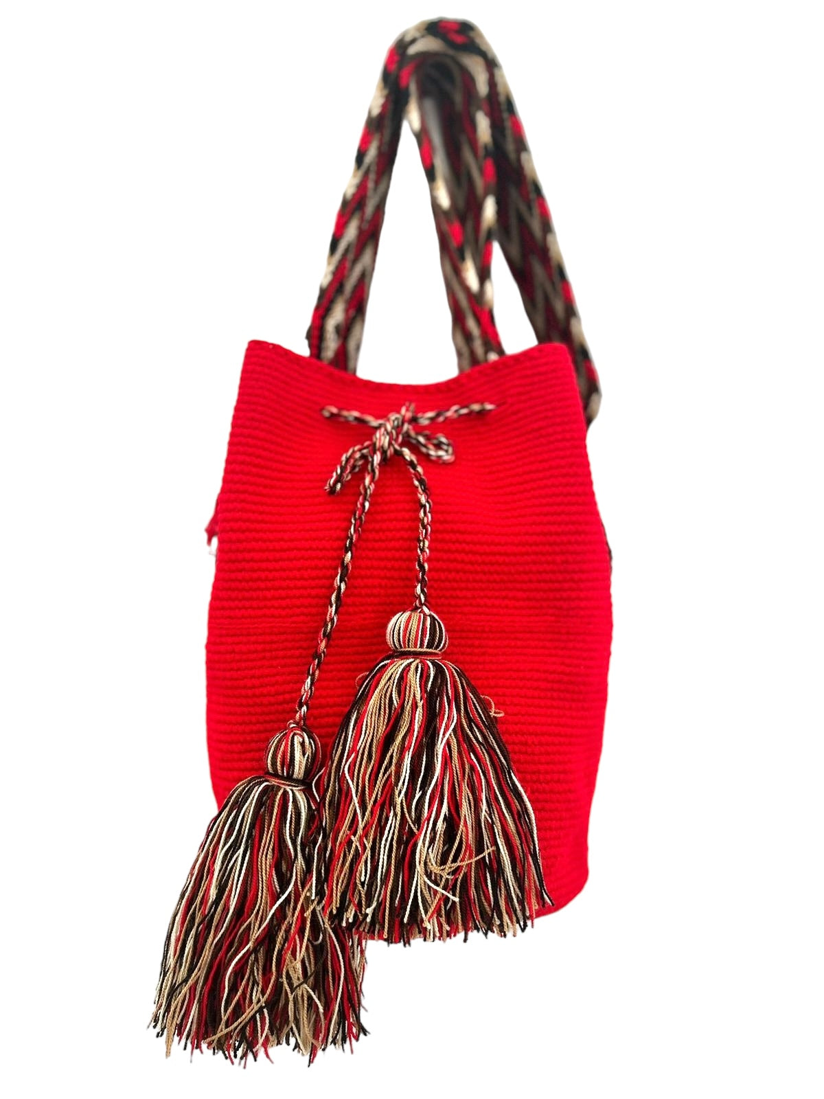 Bandolera Wayuu Rojo Fuego