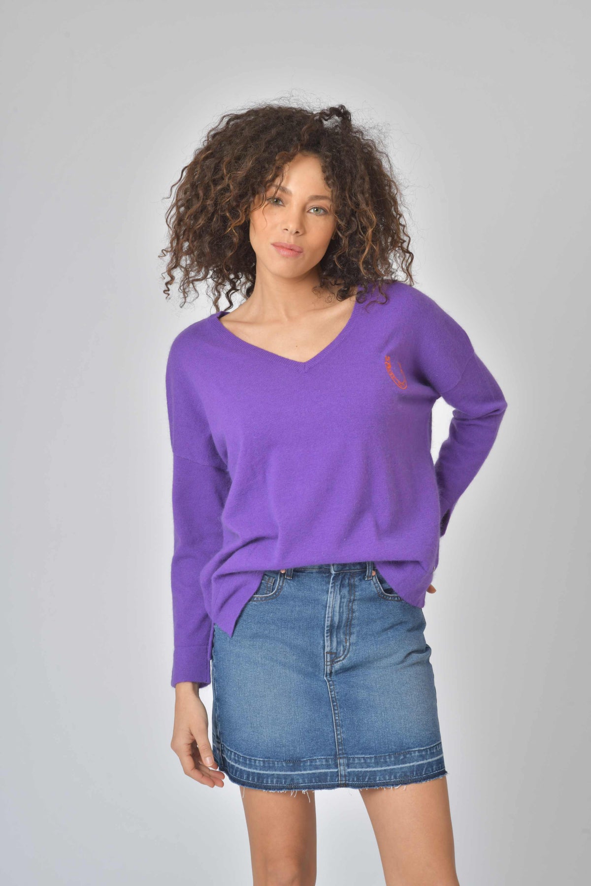 Sweater Benita Morado