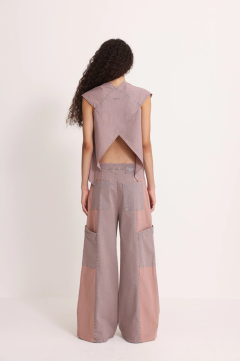 Pantalon Cargo Dualidad Rosa