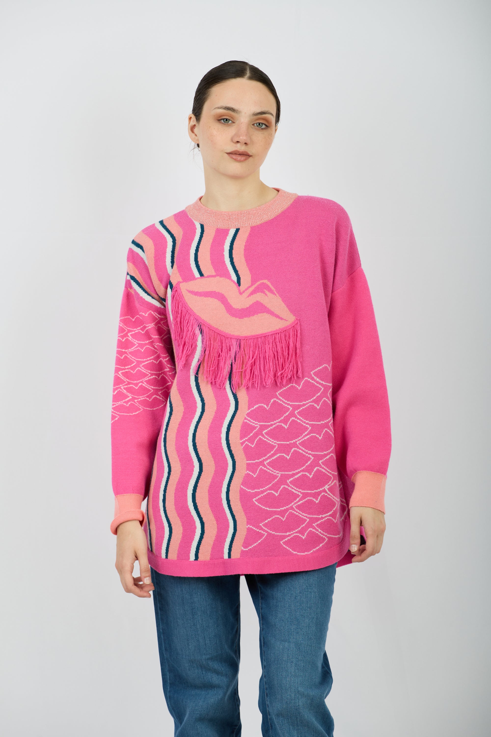 Sweater Snowkiss Fucsia