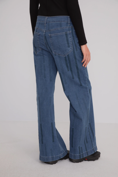 Pantalon Pata Patron Denim