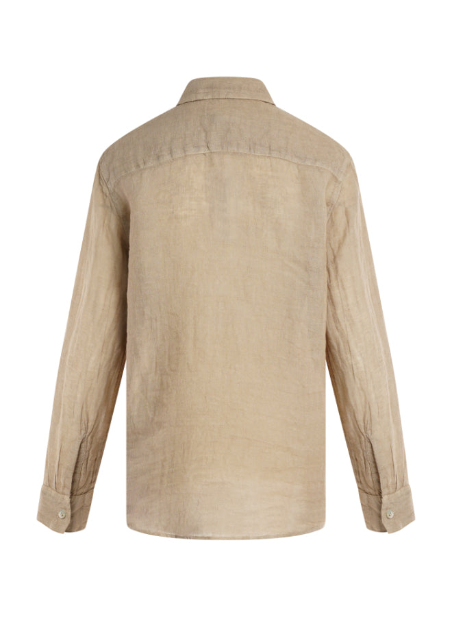 Camisa Atenas Beige Beach Sand